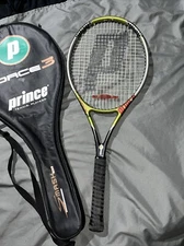 Prince Force 3 Smash TI Oversize Titanium Graphite Tennis Racquet With Case