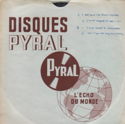 Albert Brunies and His Half Way House Orchestra Let Your Lips Touch My Lips EP