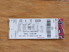 ANGELS 2022 Ohtani Pitcher Livan Soto MLB Debut Full Ticket Stub 9/17/22
