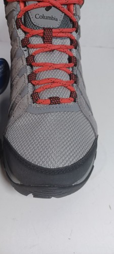 Columbia Redmond III Womans MID Waterproof Size 7.5 Hiking Omni Ankle Gray Coral - Picture 8 of 20