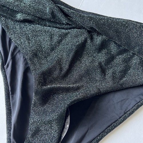 NWT Devon Windsor Elsa Bottom midnight green medium Shimmer Twist Front - Picture 4 of 9