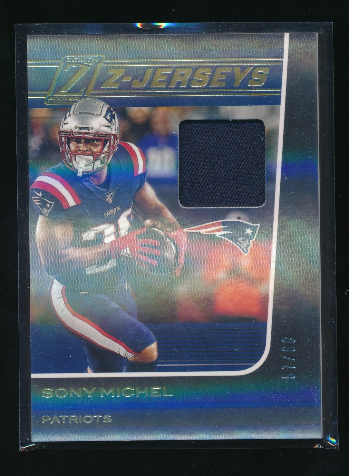 SONY MICHEL 2020 ZENITH Z-JERSEY #/60 *NEW ENGLAND PATRIOTS*