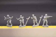 1/72 WWII German Brandenburg Forces Special Soldiers Military Model 4pcs Resin
