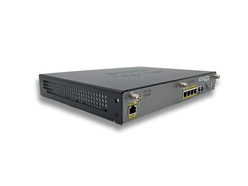 Cisco 881W 4‑Port 10/100 Wireless‑N Router – Very Good condition w/Warrantry - Image 4 of 4