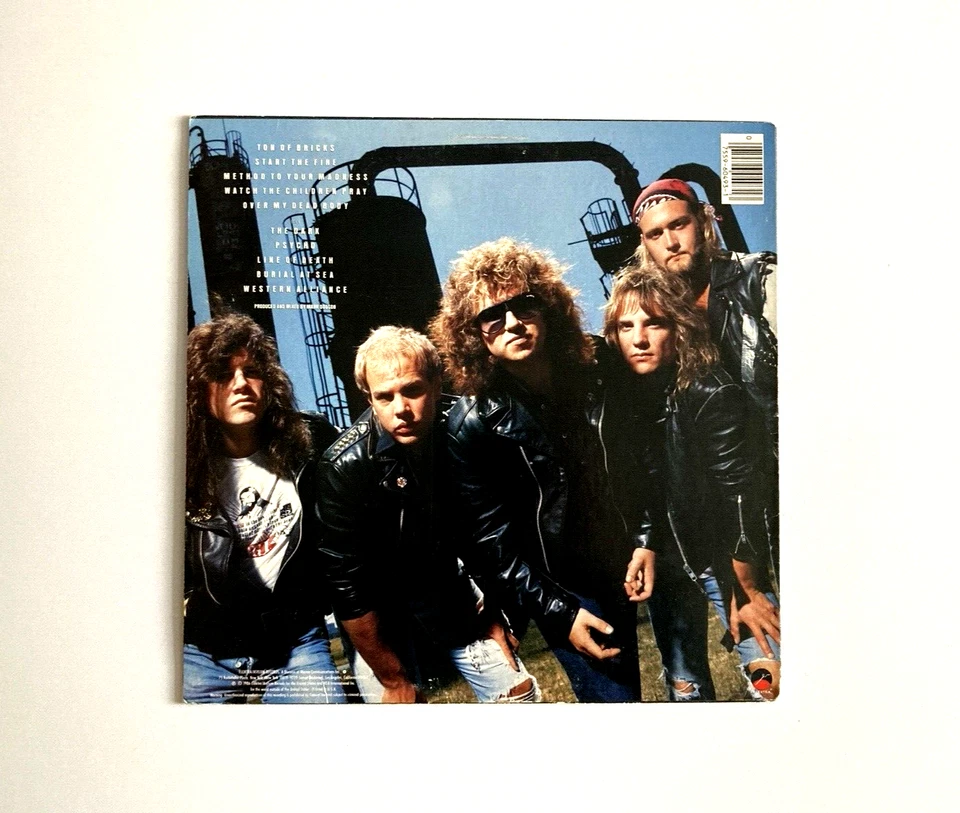 Metal Church The Dark Vinyl LP Elektra [1986] w Inner US Press VG+/NM - Image 2 of 4