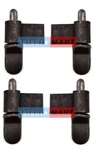 2 X Pairs of Weld On Trailer Hinges 60mm Long Supplied with Weld on Hinge Posts