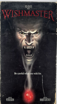 Wishmaster VHS 1997 Live Entertainment Horror Wes Craven