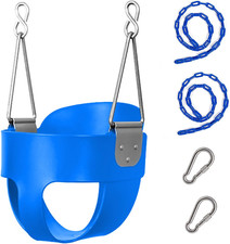 Swing Sets for Backyard, Toddler Swing Seat Heavy-Duty Iron Chains Baby Swing Ou
