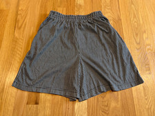 jaclyn smith sport womens large shorts black checkered