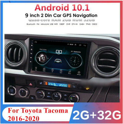 9'' Android 10.1 Stereo Radio GPS Navigation 2+32GB For Toyota Tacoma 2016-2020