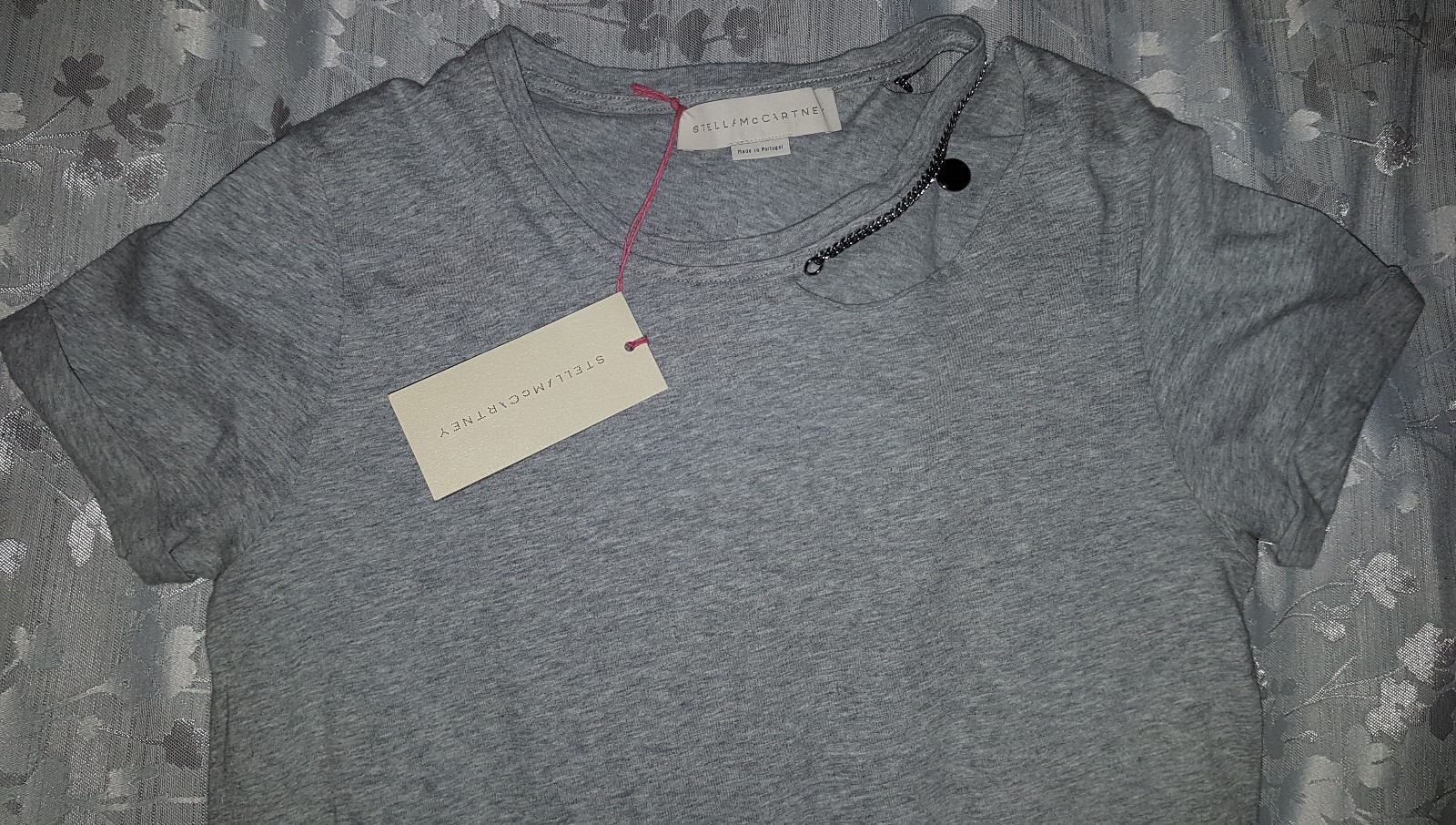 Stella McCartney Grey T-shirt- sz 34 - RRP£365 - new with tags image 2