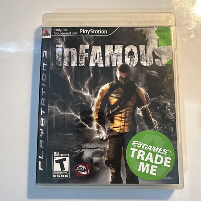 inFamous (Sony PlayStation 3, PS3) Complete CIB - Tested