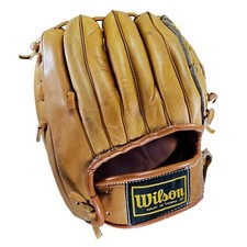 Vtg Wilson Baseball Glove RHT A2164 Autograph Model Jim Catfish Hunter Leather