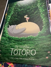 MY NEIGHBOR TOTORO limited Screenprint KEVIN WILSON APE MEETS GIRL Mondo