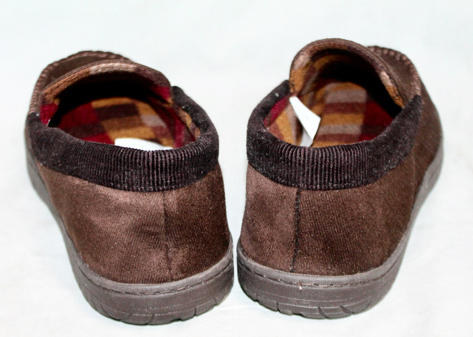 SAOLA HEAT SEARCH Ciabatta Uomo XXL 13 14 Marrone Ecopelle Scamosciata Foderata Flanella Suola Gomma