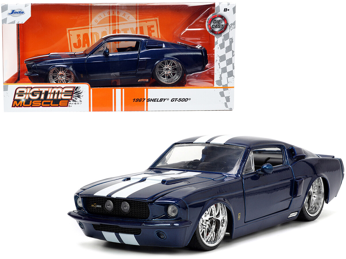 GMP製 1967 SHELBY GT500 1/24限定品 (訳あり格安) GMP 1967 Shelby GT500 1:24 Brittany Blue- RARE LE Complete
