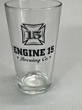 Engine 15 Brewing Co Jacksonville Florida Beer Glass Pint 16 oz