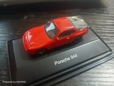 Nuevo modelo Porsche 944 color rojo diecast metal + piezas de plástico escala 1:87 HO