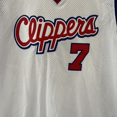 美品 Reebok NBA LA CLIPPERS 7 ODOM Jersey Vtg reebok nba lamar odom #7 los Angeles clippers blue