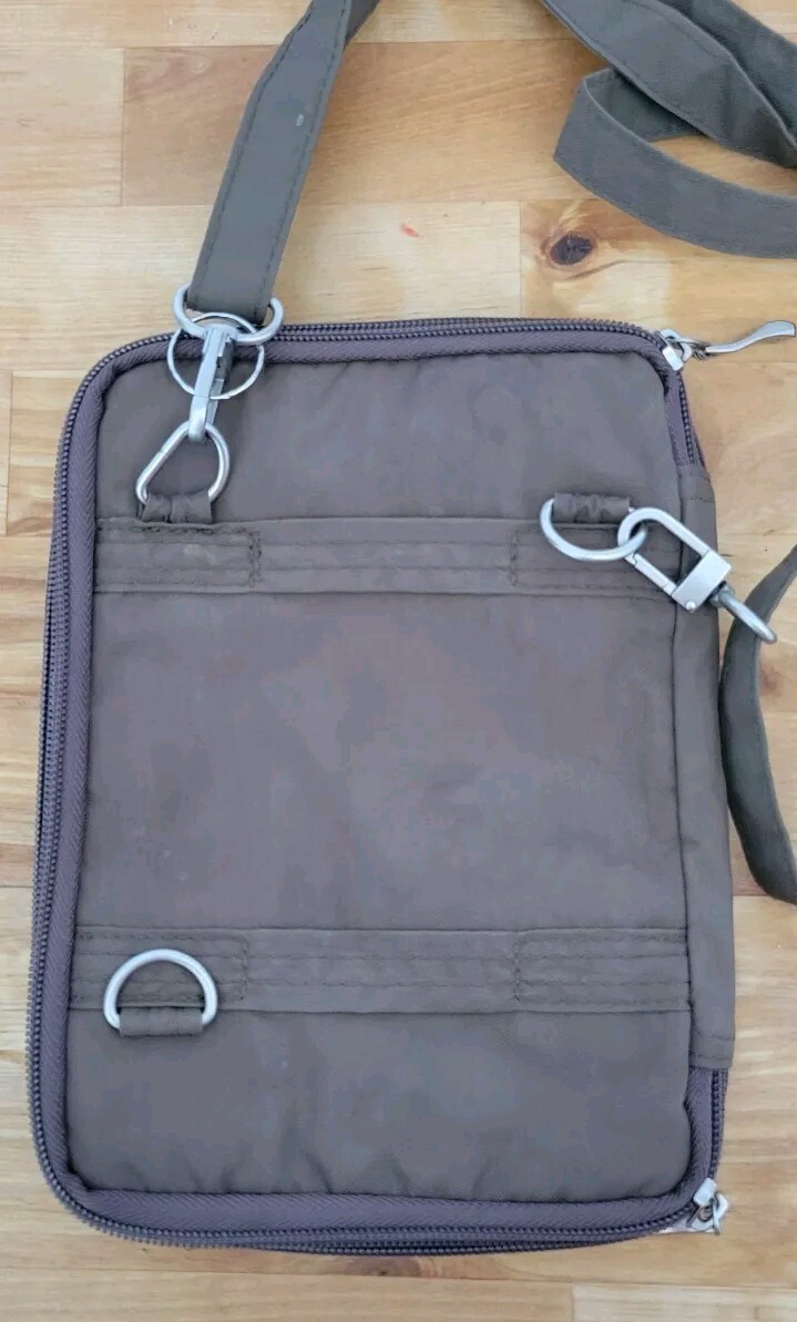 Baggallini Brown Multi Pocket Strap Crossbody Adj… - image 6