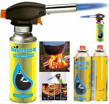 Blow Torch Butane Gas Canister Flamethrower Weed Burner BBQ Camping Cooking