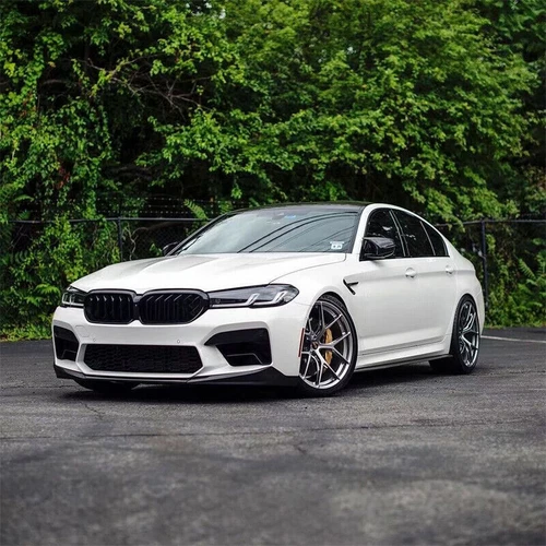 Für BMW 5er F90 M5 Limousine LCI 2021-22 Kohlefaser Front Stoßstange Lippe Splitter - Bild 7 von 12