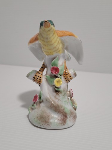 Oiseau Porcelaine style Meissen Saxe Figurine TBE - Picture 6 of 19