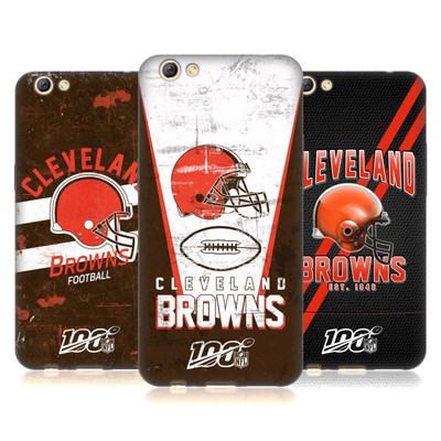 OFFICIAL NFL CLEVELAND BROWNS LOGO ART SOFT GEL CASE FOR OPPO PHONES
