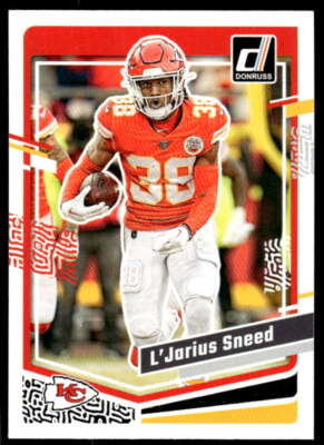 L'Jarius Sneed 2023 Donruss #146 NFL Chiefs ID:89111