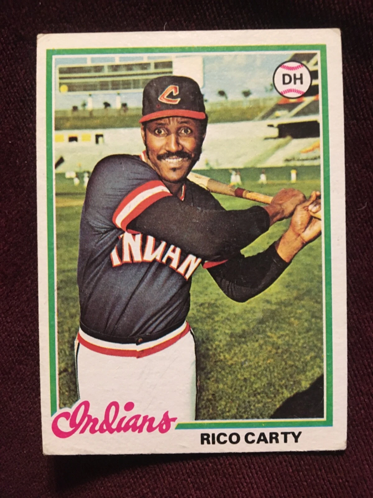 1978 Topps #305 Indians Rico Carty Baseball Card