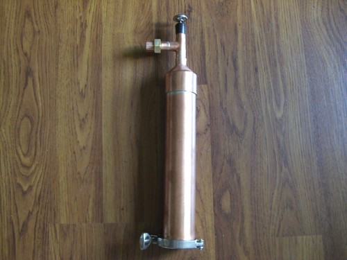 Keg Kit Moonshine Still Head 1 ft COPPER column 2" x 1/2 tri clamp w/union