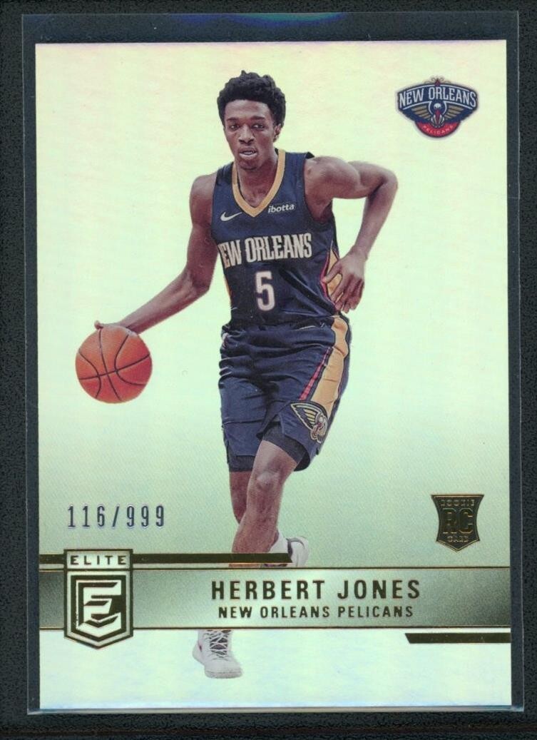 2021-22 HERBERT JONES 116/999 PANINI DONRUSS ELITE TMALL SILVER ROOKIE RC #250