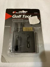Jef World Of Golf Golf Tool (3 In 1, Brass Brush, Nylon Brush, Divot Tool 482 BD