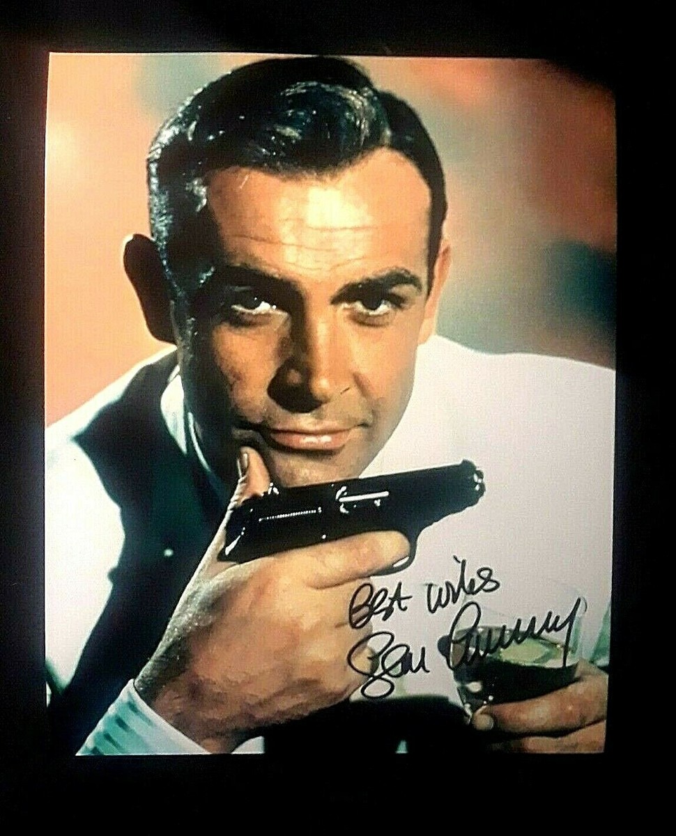 James Bond 007 Photo ~ Sean Connery Autographed 8 x 10 ~ Premium