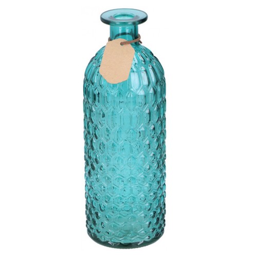 Glass Vase Tall Coloured Bud Bottle Bullet Flower Vase Table Centrepiece Decor - Picture 6 of 40