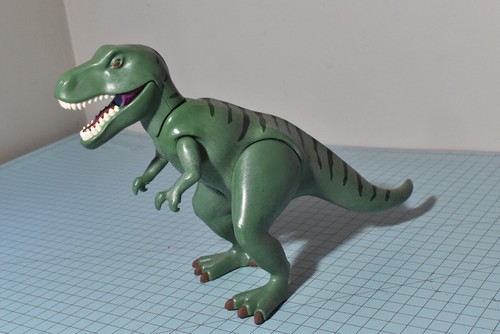 Playmobil T-Rex Tyrannosaurus Rex Dinosaurier Figur 4171 grün 2007 Dino