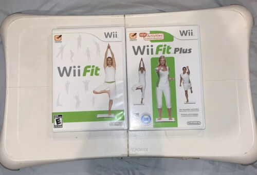 Nintendo Wii Fit Plus con Balance Board & gioco Wii Fit testato buono stato - Foto 1 di 9
