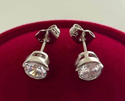 Ohrstecker Brillanten 750er Weiß- Und Gelbgold