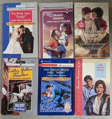 Cathy Gillen Thacker The Bride Said Finally Hearts Journey The Texan's Christ X6