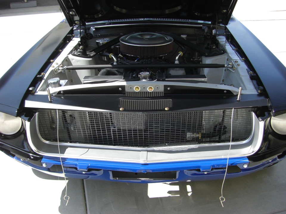 Ford Mustang 1967 1968 1969 1970 3 filas campeón radiador de carreras CC338 Foto 3 de 4