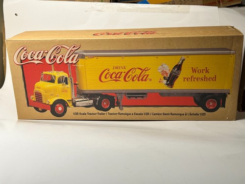 Ertl 1/25 Scale Diecast 1954 GMC Coca Cola Semi with Great Dane Trailer with Box - Picture 5 of 21