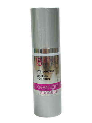 18 Actives Anti-Aging  Overnight Success (1fl/30ml) New, Sealed