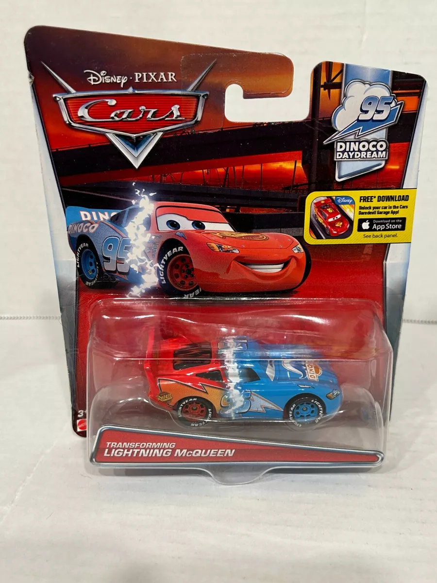  Disney Pixar Cars Diecast, Transforming Lightning McQueen :  Toys & Games