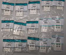 Panduit NK4FIWY NETKEY 4 Position Faceplate LOT OF 15