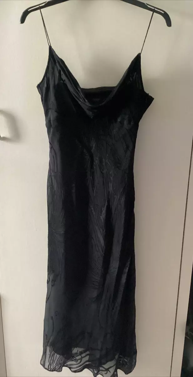 M S AUTOGRAPH BLACK STRAPPY LACE EVENING DRESS 16
