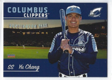 2018 Choice Columbus Clippers #10 Yu Chang Rookie Cleveland Guardians