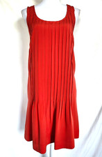 Lauren Ralph Lauren Sleeveless Pintuck Pleated Women's Dress Size 10 Pockets Ora