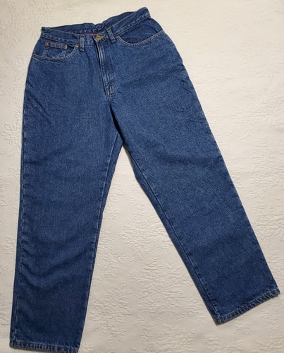 LL Bean Womens Sz 10 Reg Double L Relaxed Fit Flannel Lined Jeans NWOT - Picture 4 of 9