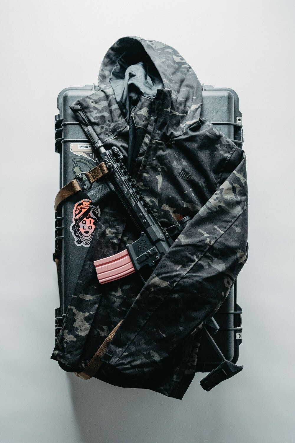 Qilo Tactical Multicam Black Cordura Parka *not wrmfzy supdef black canyon bcs