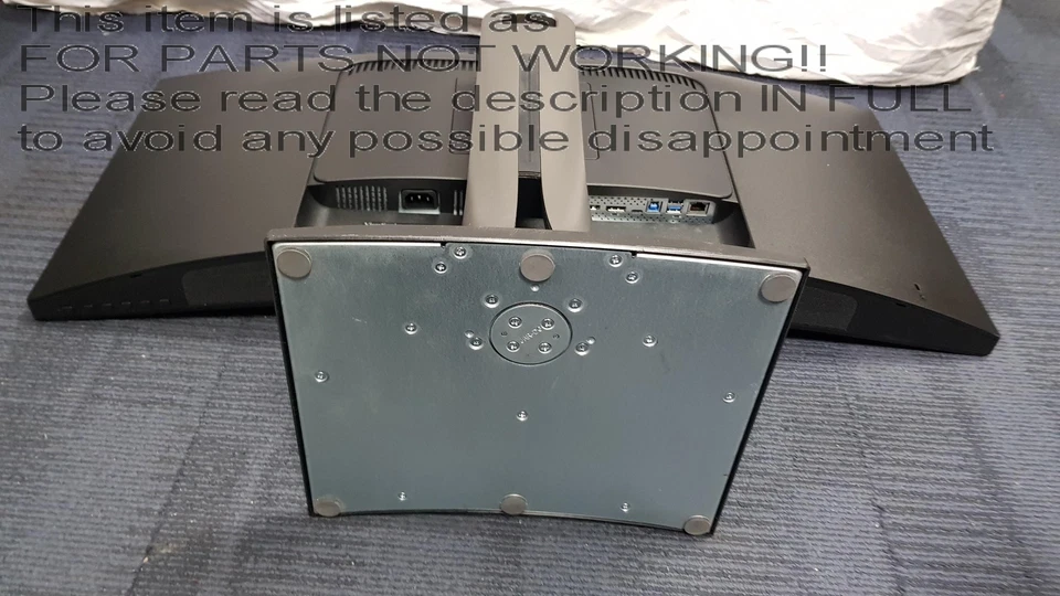 DAMAGED!! ViewSonic vp3481a 34" UWQHD+ Pantone validated 100% sRGB Curved monito - Image 4 of 4